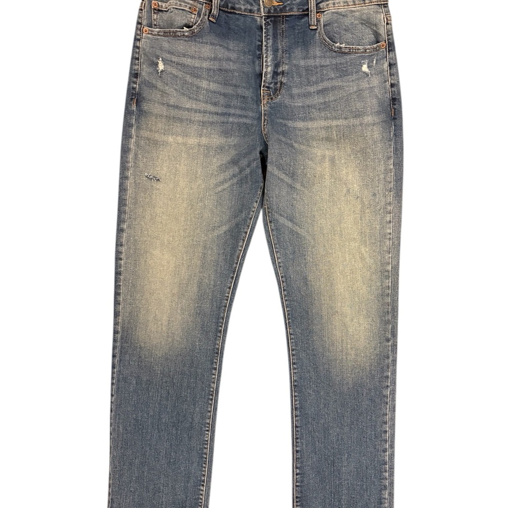 Aeropostale Men's Faded Blue Slim Jeans
